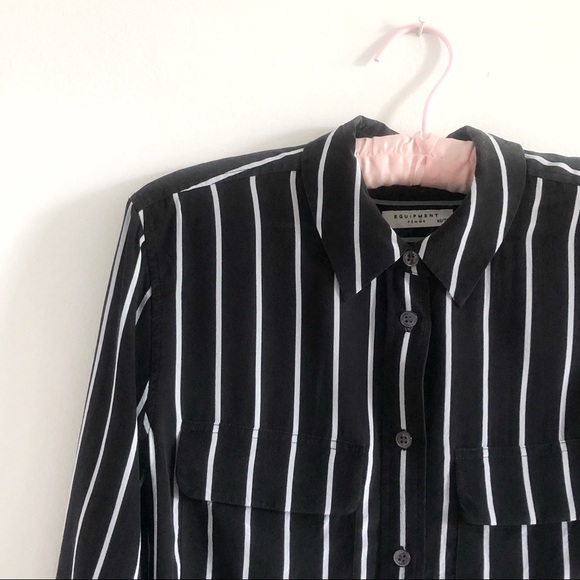 Equipment | 100% Silk Striped Blouse - Picture 2 of 7